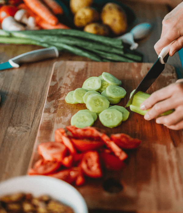 Preparing vegetables